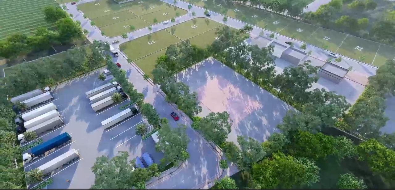 Secure smart parking at Mukunda Infraventures residential plots in Nagpur with modern infrastructure